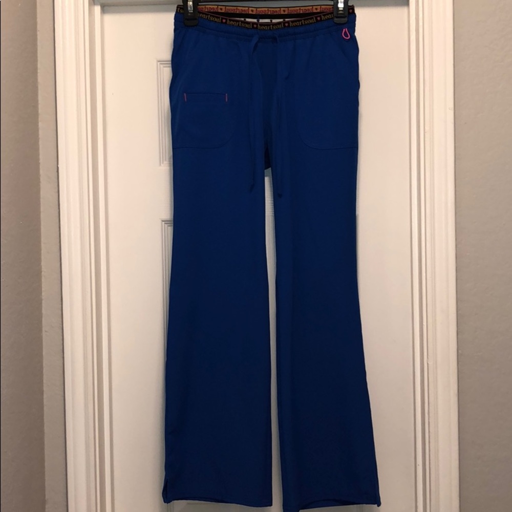 HeartSoul royal blue scrub bottoms
